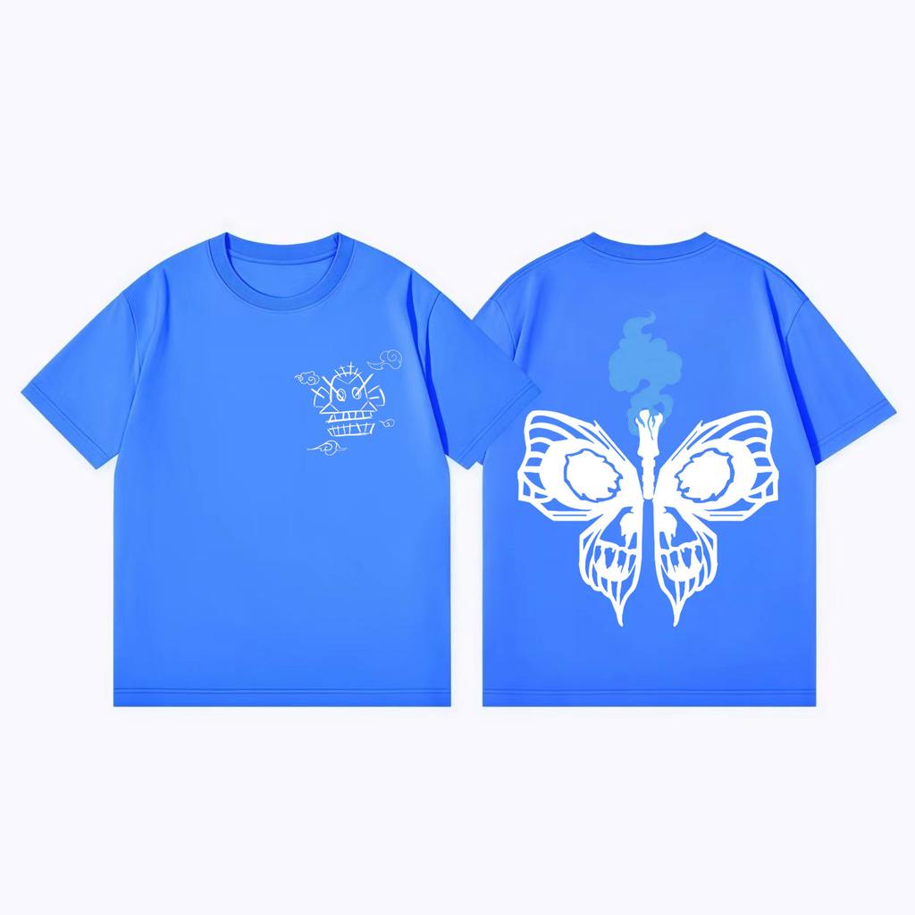 Heißes Spiel Arcane Jinx Merch T-Shirt Sommer High Street Mode Trend Kurzarm-T-Shirts Herren Damen Lässig Locker Baumwoll-T-Shirts