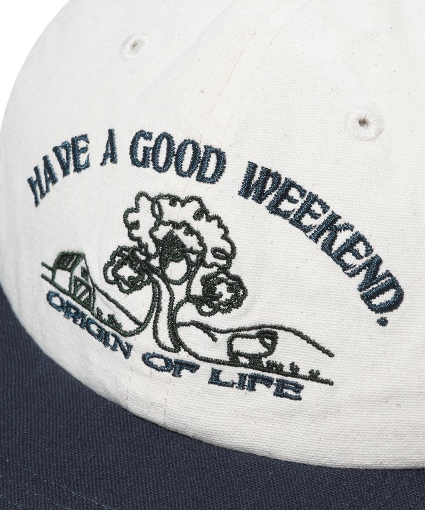GAINSBORO Life Washed Cap_Cream/Navy