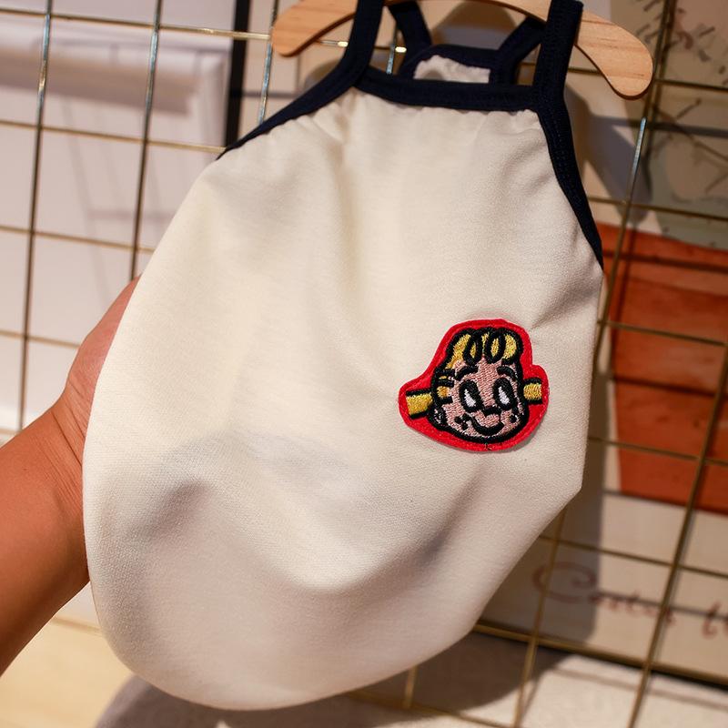 

Летняя одежда для собак Маленькие подтяжки Померанский шпиц Медвежонок Летний жилет Тедди Йоркширский кот Жилет для домашних животных XL