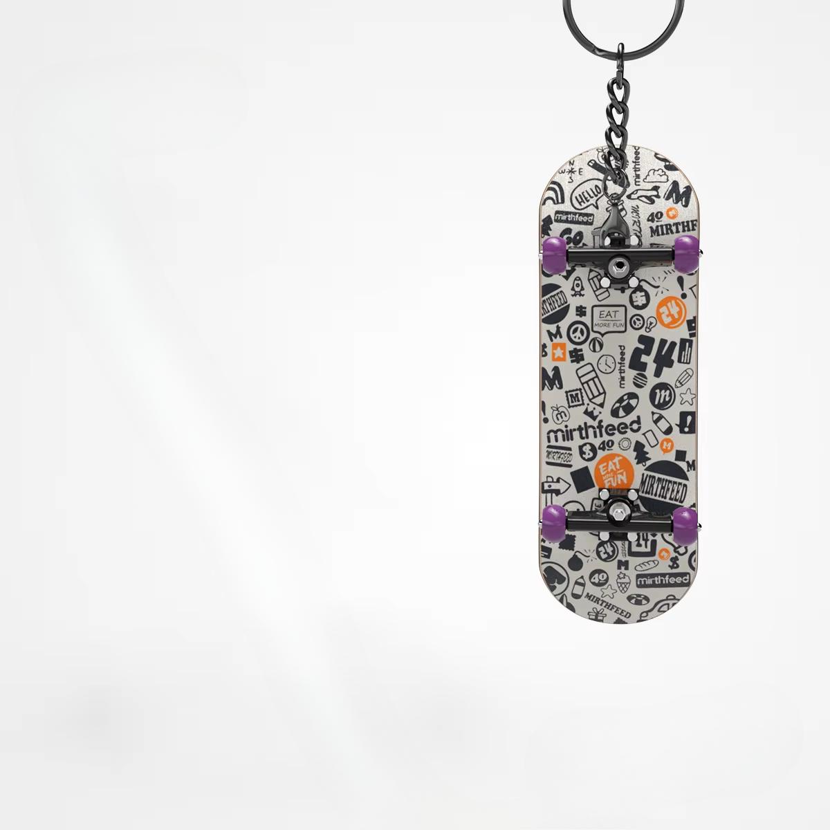 

Мини-брелок для скейтборда на палец с подшипником, профессиональный 5-слойный кленовый деревянный скейтборд, игрушки для снятия стресса, детские подарки