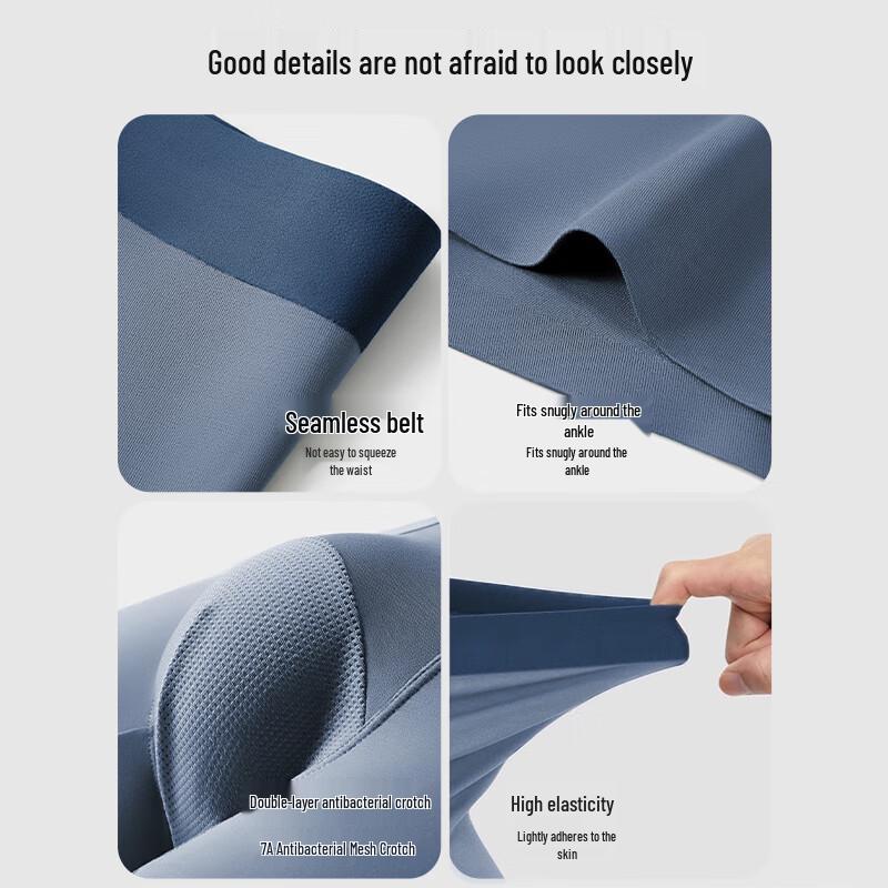 Langsha Men's 2025 S/S Modal 7A Antibacterial Boxer Briefs