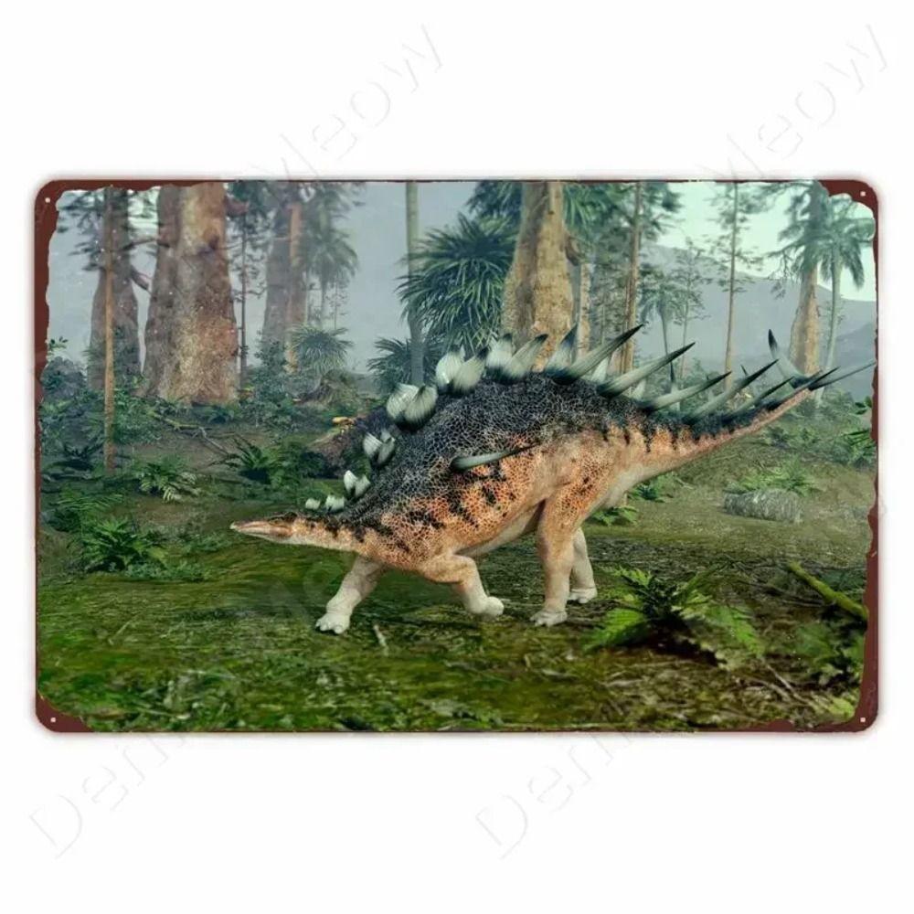 Dinosaur Retro Metal Tin Sign Wall Decor 20x30cm