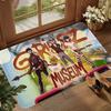 Band G-Gorillaz Music Cool Room Mats Anti-slip Absorb Water Long Strip Cushion Bedroon Mat Household Carpets
