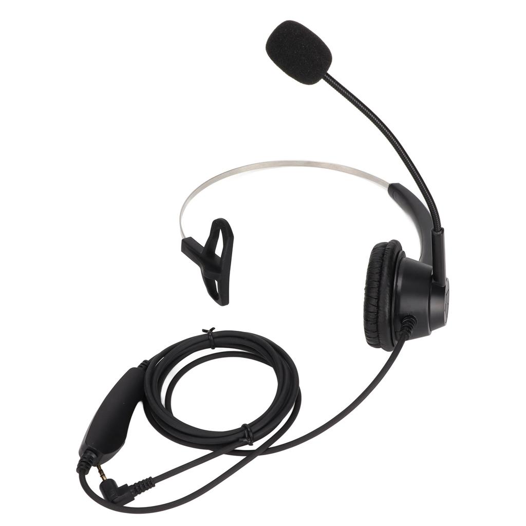 H360‑2.5MV 2.5mm Business Headset Monaural Office Headset with Speaker Volume Adjustment and