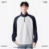 MINISO Men's Casual Half-Zip Pullover Sweatshirt