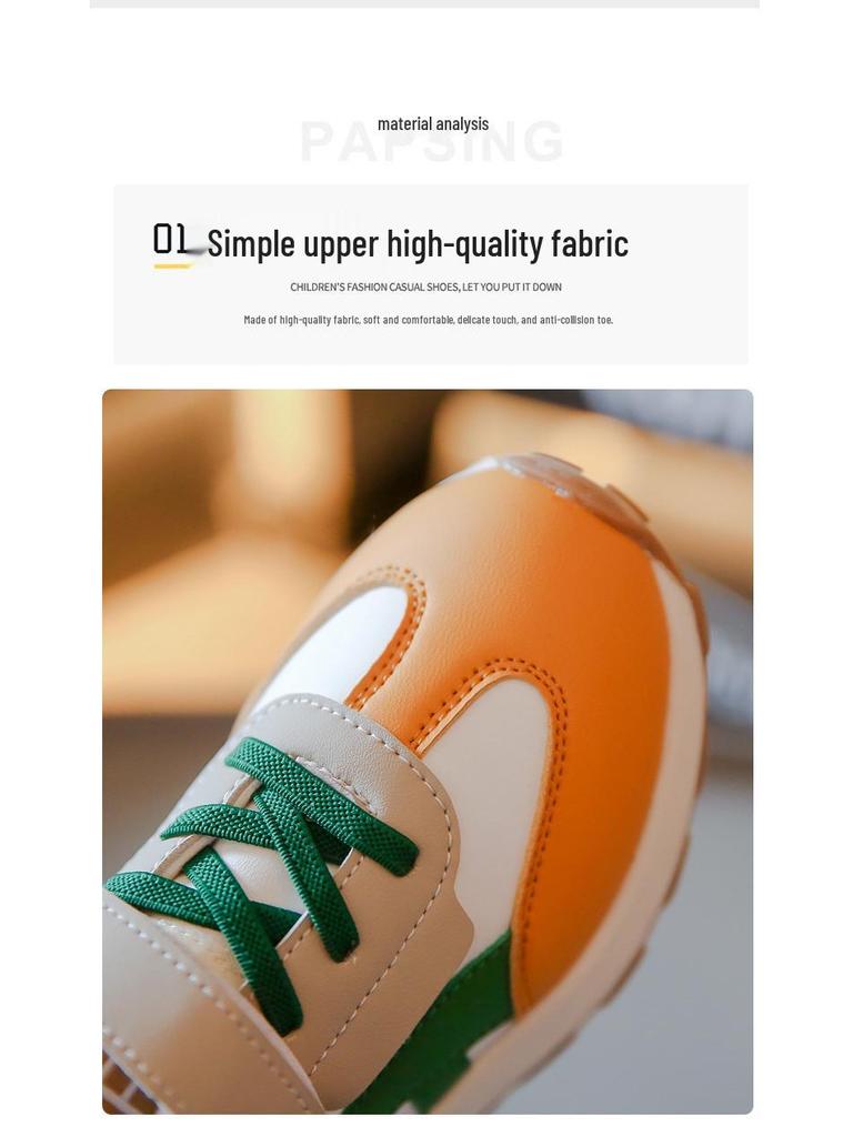 Boys' Winter 2025 Sneakers: New Cotton Velvet Casual Shoes for Children