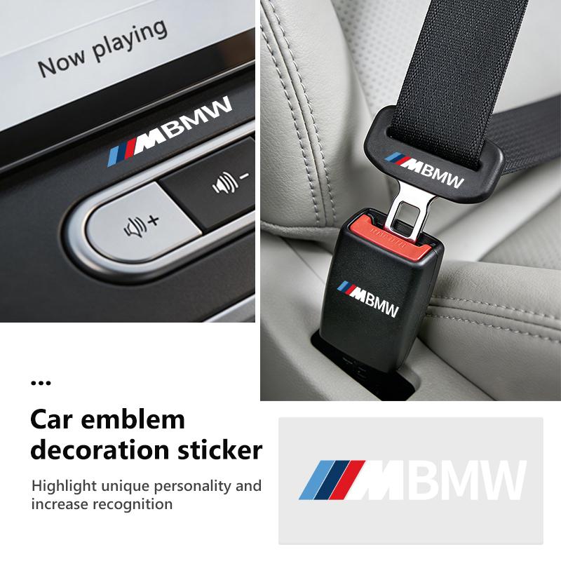 Car Logo Sticker Crystal Auto Stickers Fuel Tank Decor Accessories For BMW M F10 F20 F30 F40 F15 F25 F26 F31 F49 E62 E83 E84 aaa4