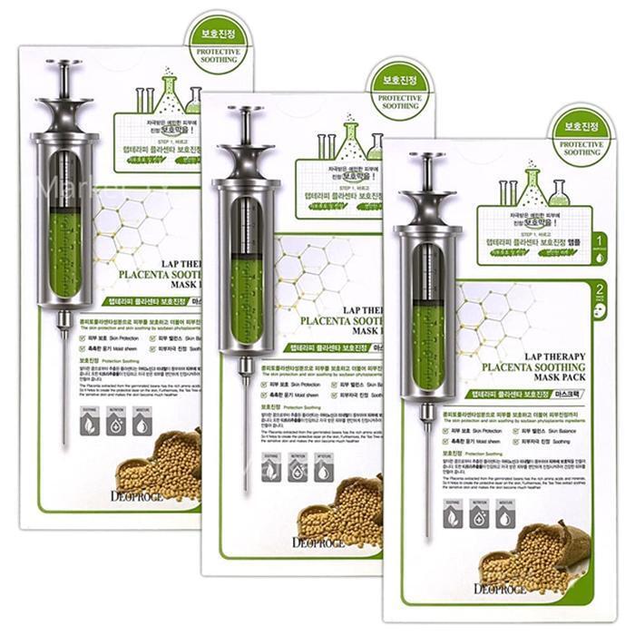 Deoproce Lab Therapy Mask Pack 5 Sheets x 3 Packs Placenta (27318879)