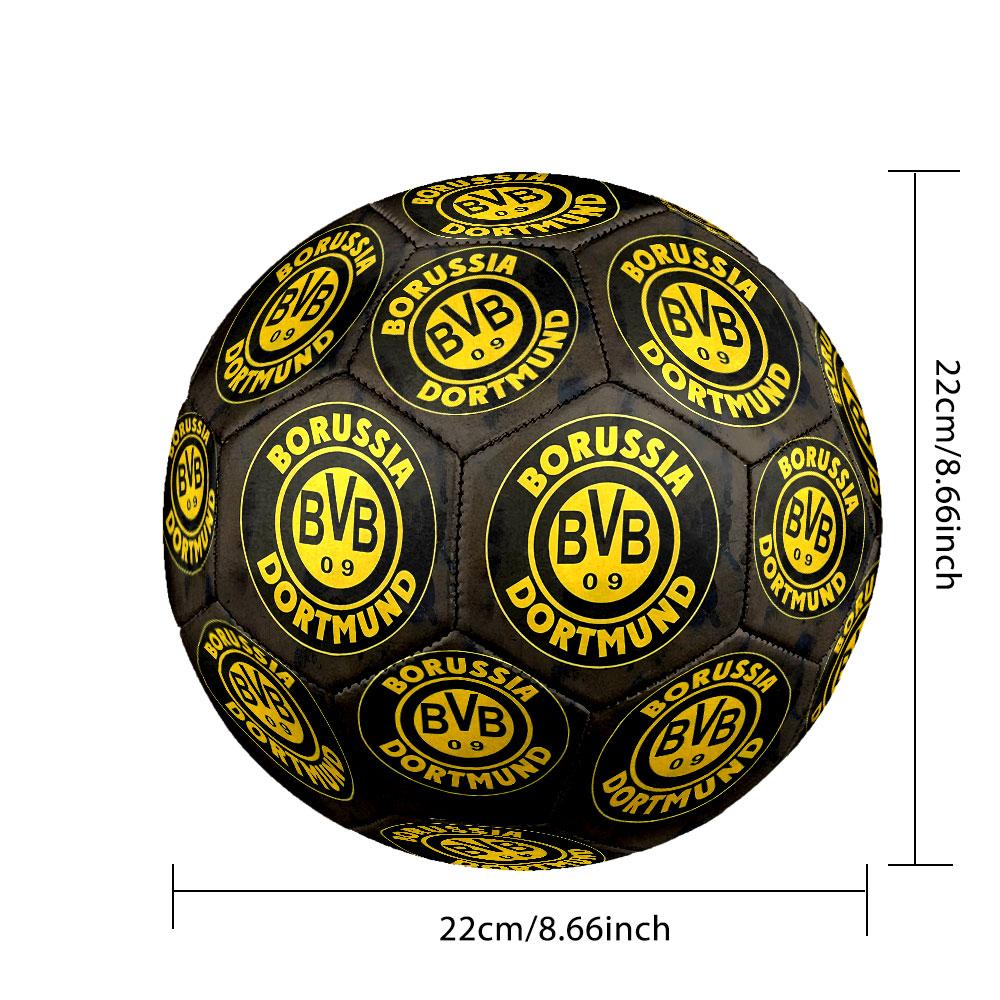 1pc Borussia Dortmund Soccer Ball Size 5 Indoor Soccer Ball Fashion Colorful Backyard Game - Great For Sports Fans Gift HE14
