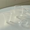 [Heat-Resistant Glass] Pleated Tea Mug Set
