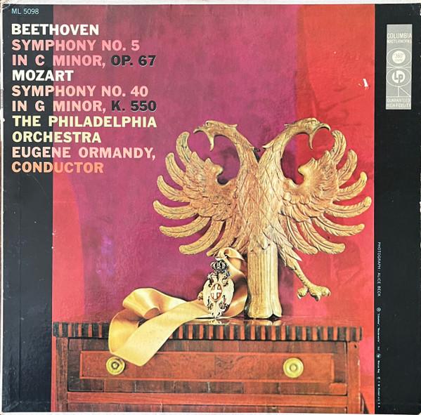 

LP Record LUDWIG VAN BEETHOVEN WOLFGANG AMA Symphony No. 5 In C Minor Op. 57 ML5098 Columbia Master 1956 US Classical Used