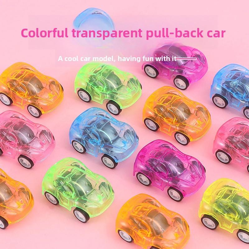 Inertial Mini Simulation Transparent Car Model Children Toy For Entertainment