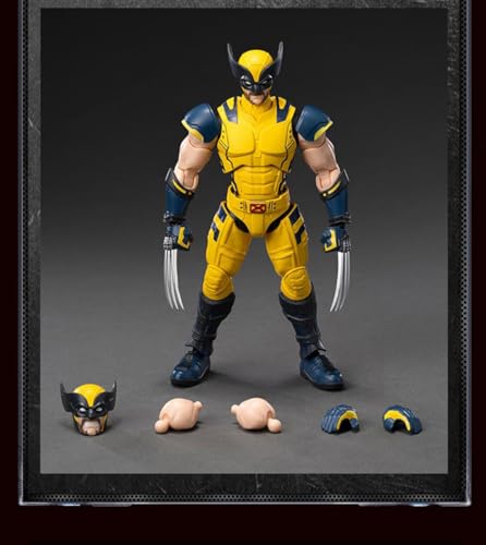 BLOKEES Doyusha Marvel Champion Class Series Wolverine Plastic Model, Approximately 134mm Tall