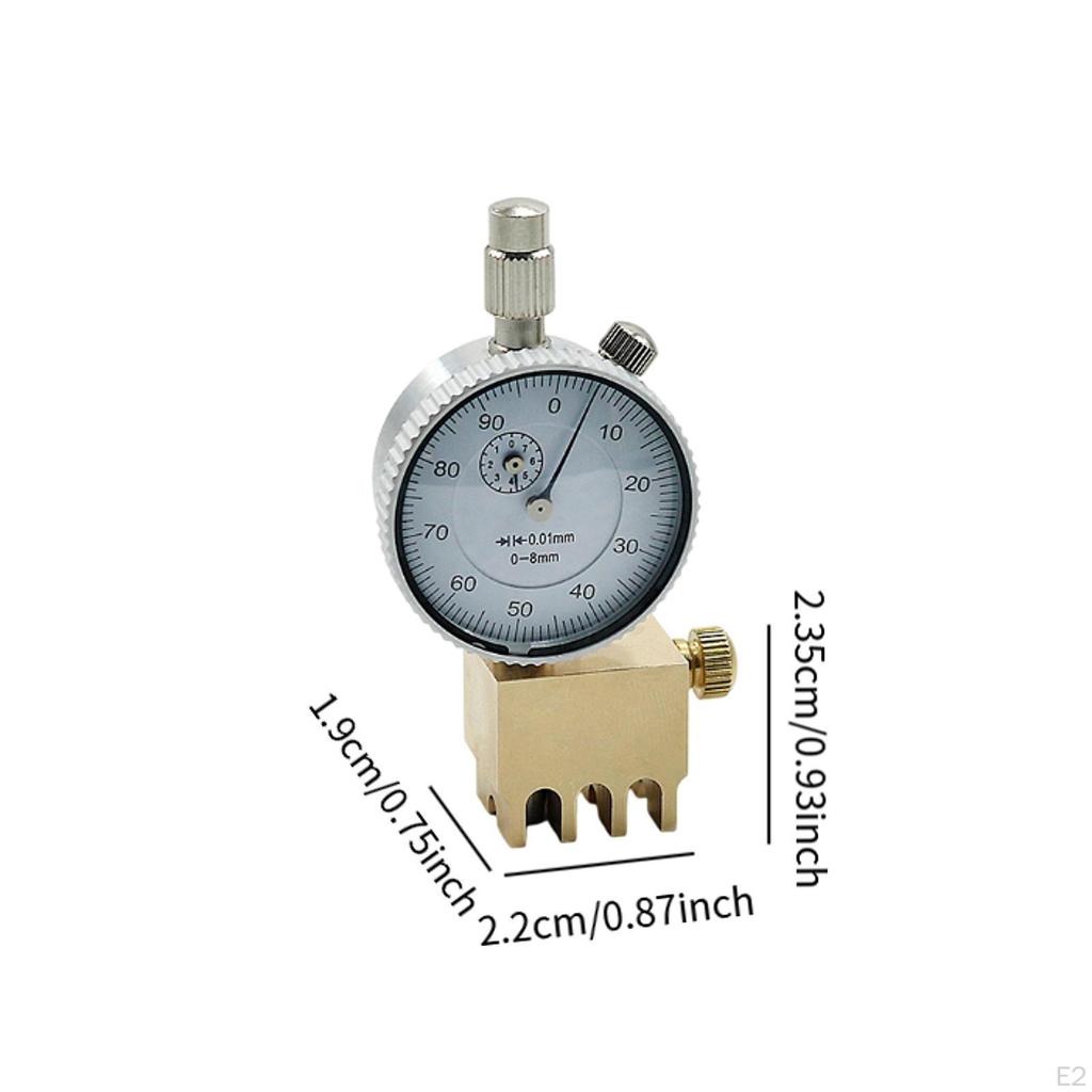 Guitar String Action Gauge 0.005" / 0.01mm Accuracy Digital Display Compact Up Tool for Ukulele