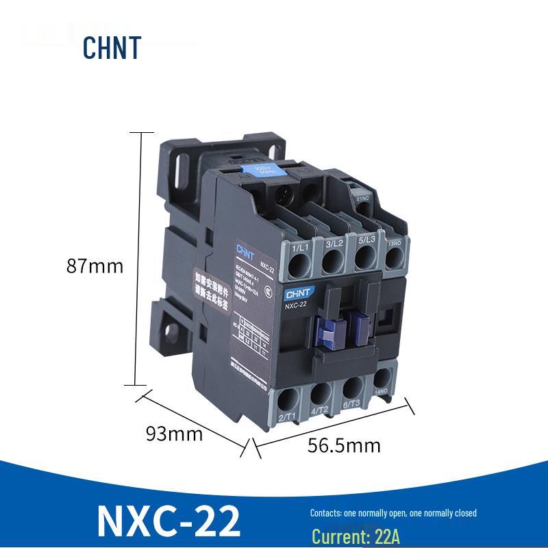 Zhengtai NXC AC Contactor 220V Single-Phase / 380V Three-Phase Normally Open/Closed CJX2-1210 1810