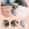Resin Owl Statue Figurine Novelty Home Accent Art Craft Ornament Sculpture for Anniversary Bedroom