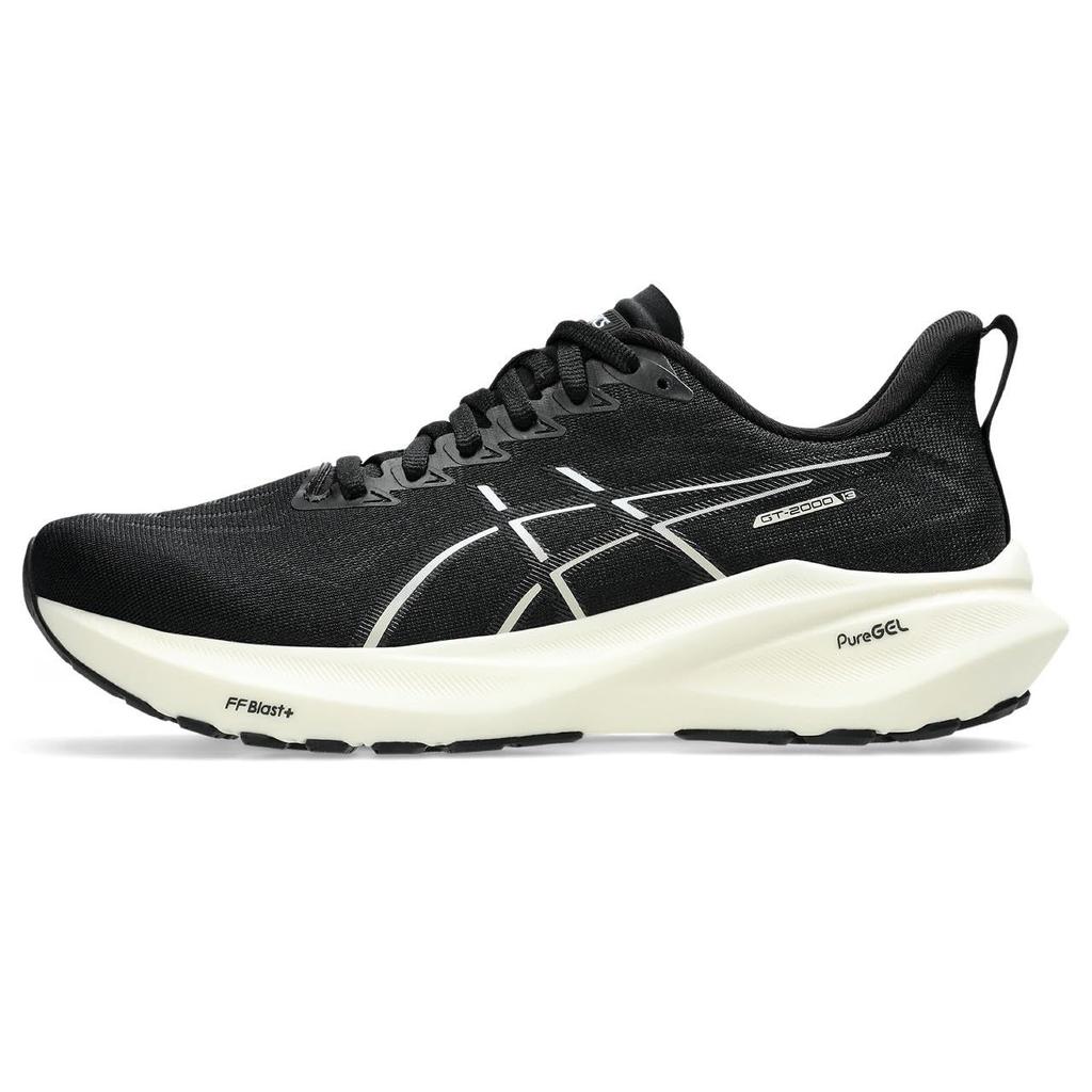 Asics 13 Running 003 Size 2E GT-2000 Shoes, 1012B667, Women's, (Black/White), 22.5 Cm,