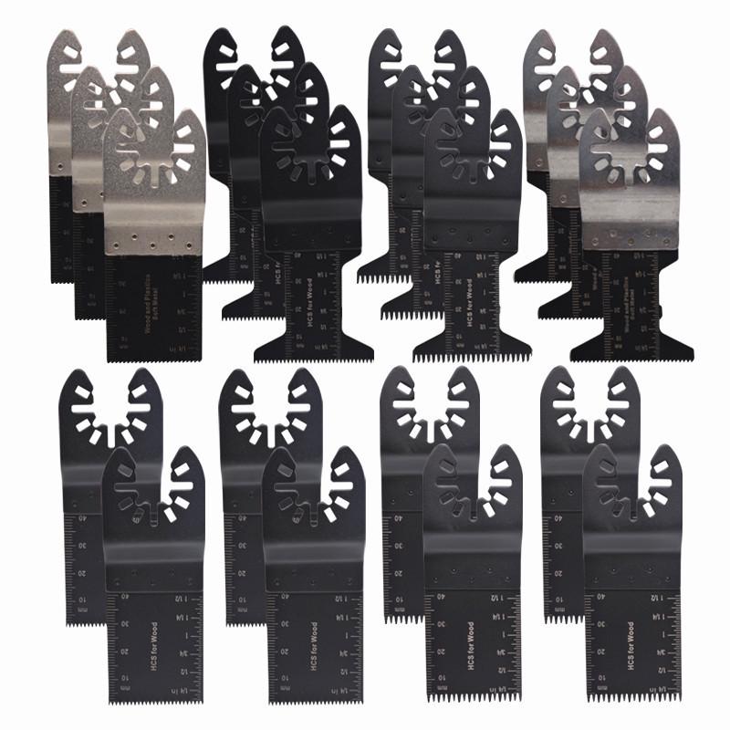 20-Piece Universal Oscillating Saw Blade Set for Quick-Change Electric Tools