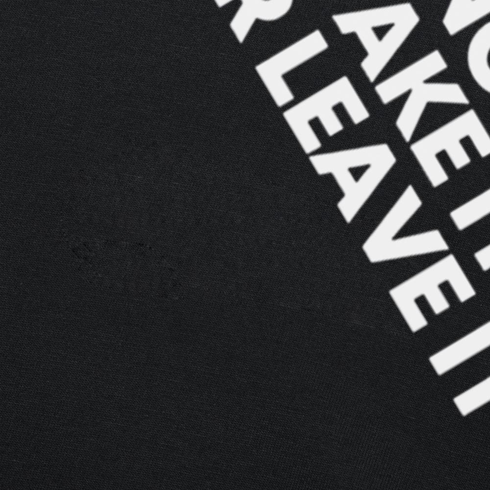 Lustiges Meme T-Shirt 2 Zoll Nimm es oder lass es Entfesselter Unangemessener Witz Wiener Person Streetwear Kurzarm Lockere Kleidung