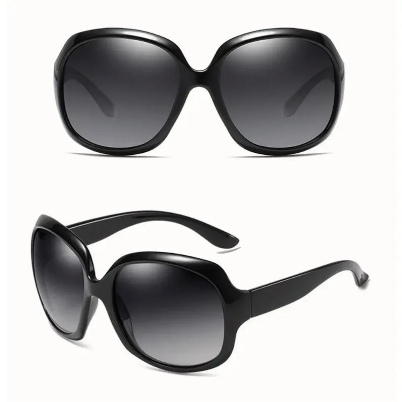 New Shades Sunglasses For Women Elliptical Frame Vintage Eyewear Square Oversized Eyeglasses For Women Men Uv400