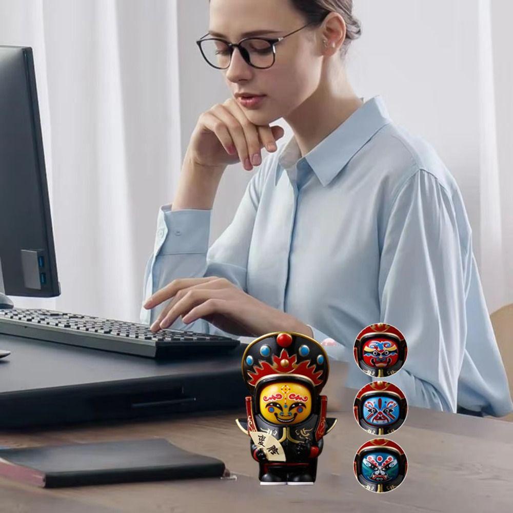 Chinese Style Sichuan Opera Doll Plastics Face Changing Toy  Kids Playing Supplies