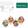 100PCS 3ml Disposable Plastic Transfer Pipettes, Calibrated Dropper Suitable for Science Laboratory DIY Art