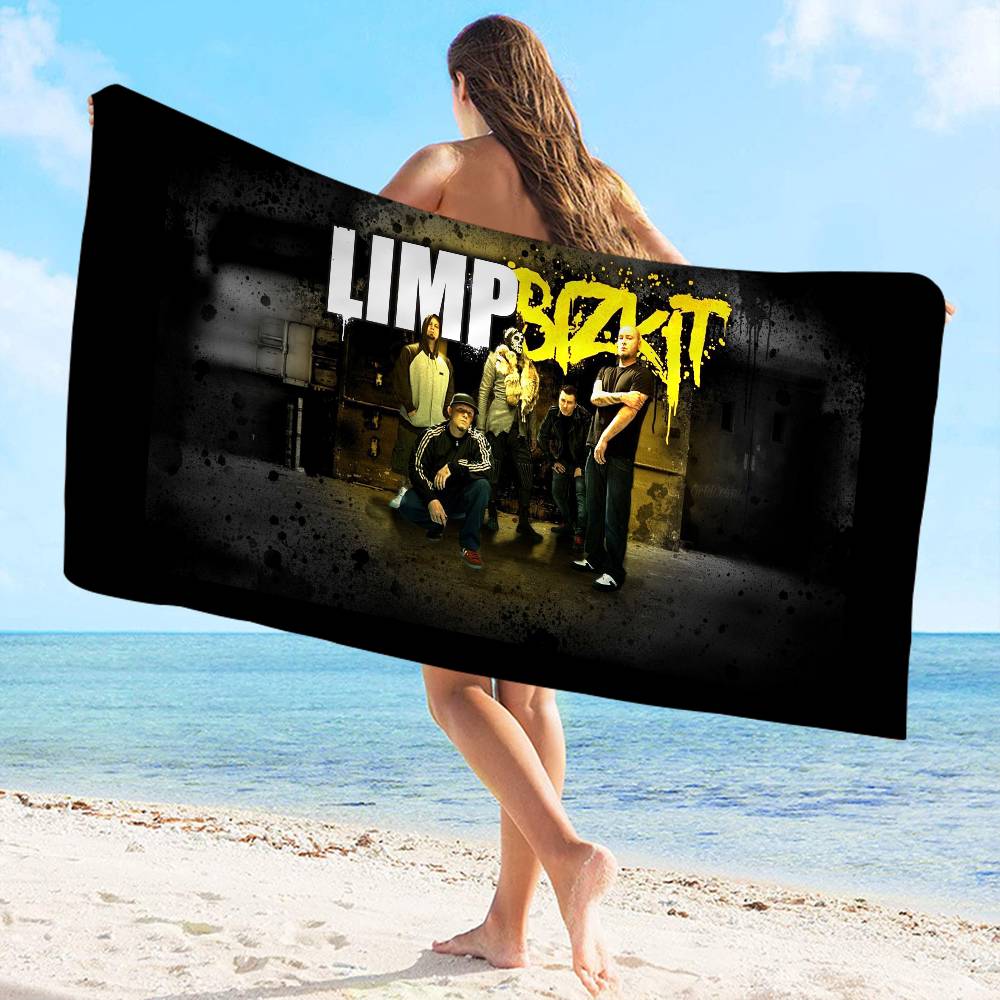L-Limp B-Bizkit Beach Towel Colorful Bath Towels for Girl Microfiber Quick Dry Custom Sand Free Beach Yoga Spa Gym Pool