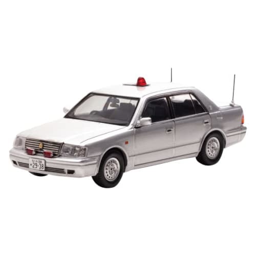 RAI'S 1/43 Scale Toyota Crown (JZS155Z) 2000 Osaka Prefectural Police Traffic Department Traffic Mobile Unit Vehicle (Unmarked Silver) Finished Produc