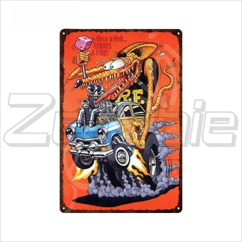 Retro Movie Poster Metal Sign, Vintage Cinema Wall Decor 20x30cm