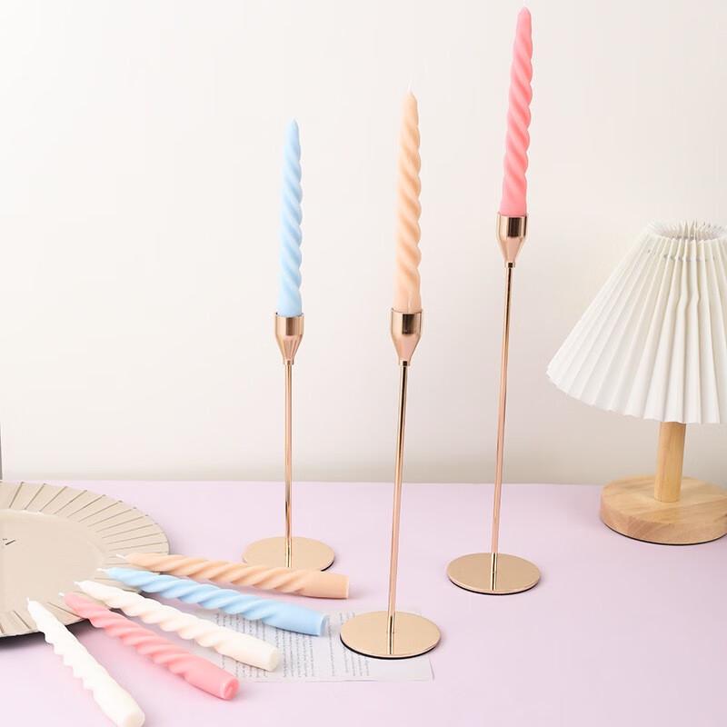 Changbaosen Threaded Taper Candles (5-Pack)