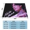 N-Natanael Canos Blue Rapper Blankets Soft Warm Flannel Throw Blanket Plush for Bed Living room Picnic Travel Home Couch
