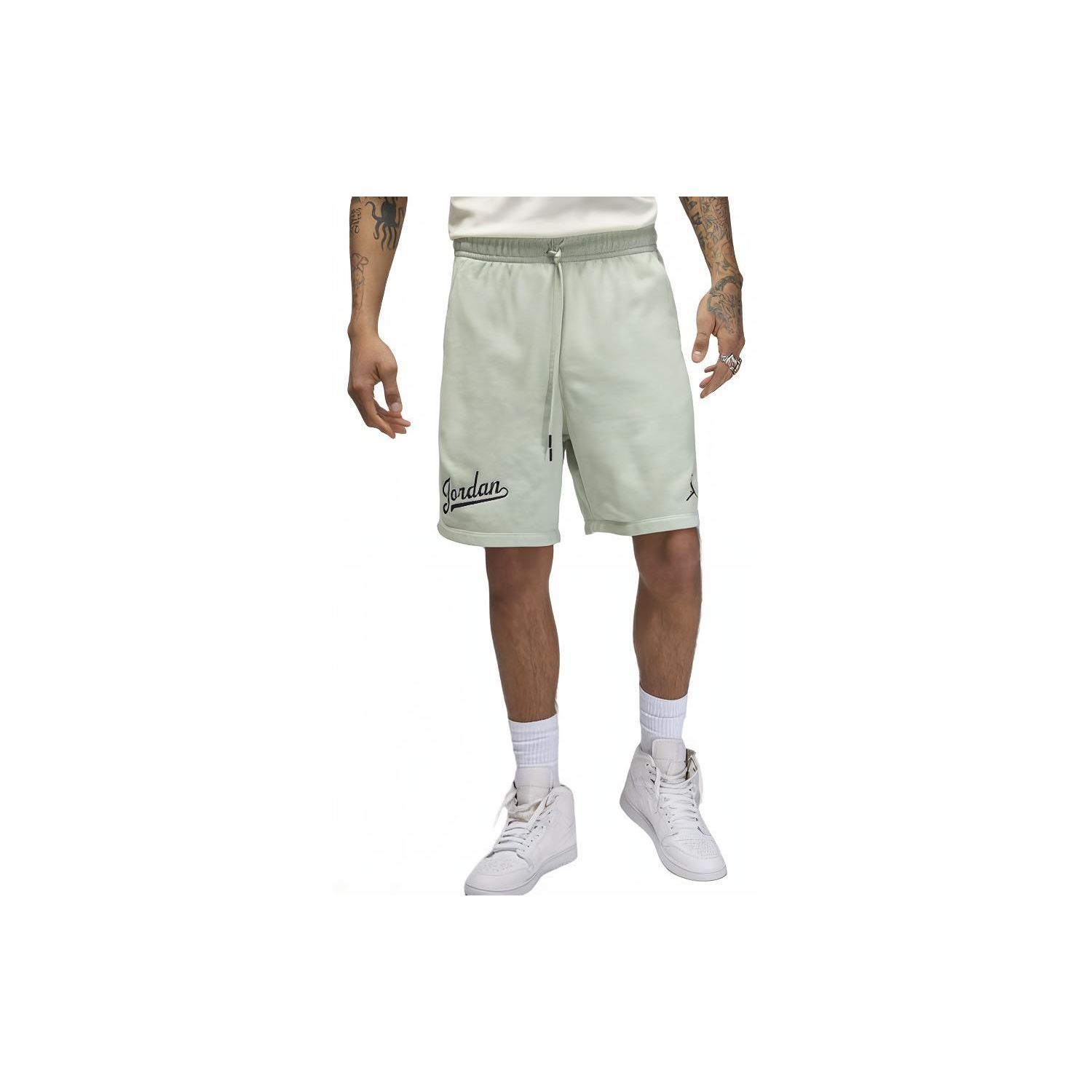 Jordan Flight MVP Logo Comfortable Casual Knitted Sports Shorts Men shorts Aqua FN4700-005 L