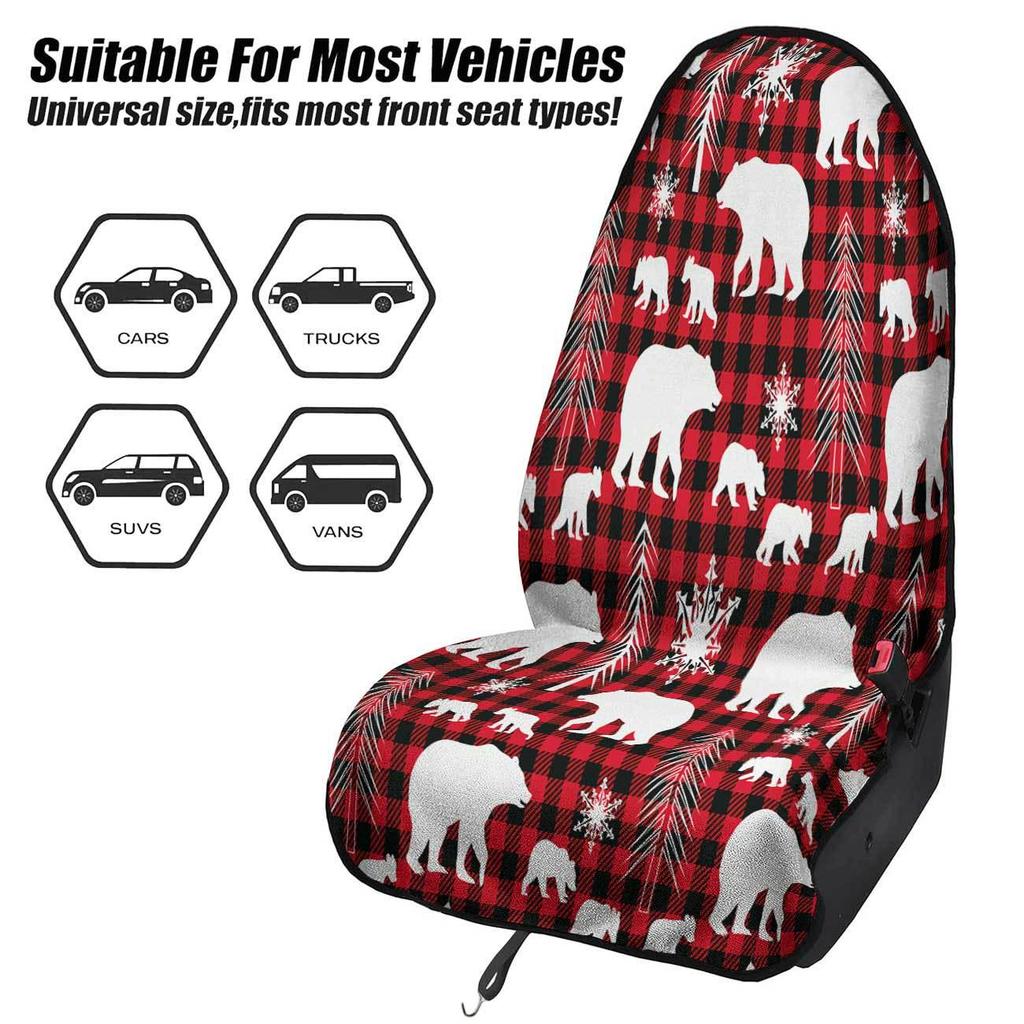Universal Car Seat Towel Cover for Front Seat - Gym & Workout Ready, All-Season Protection