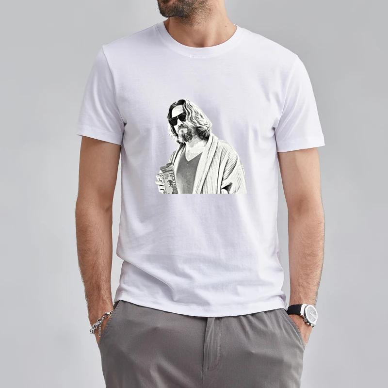 Men Women TShirts The The Big Lebowski The Dude Abide Walter The Jesus Artsy Awesome Artwork Print Tops Unisex Summer XS-4XL