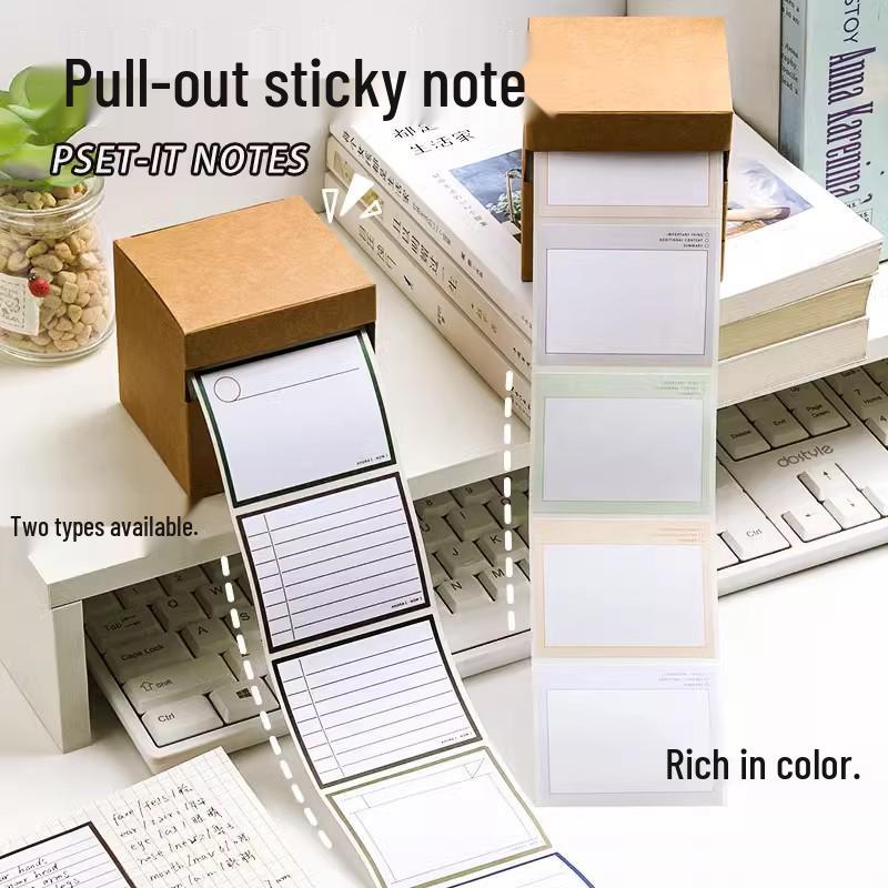 Student Adhesive Erasable Memo Pad Labels Correction Stickers