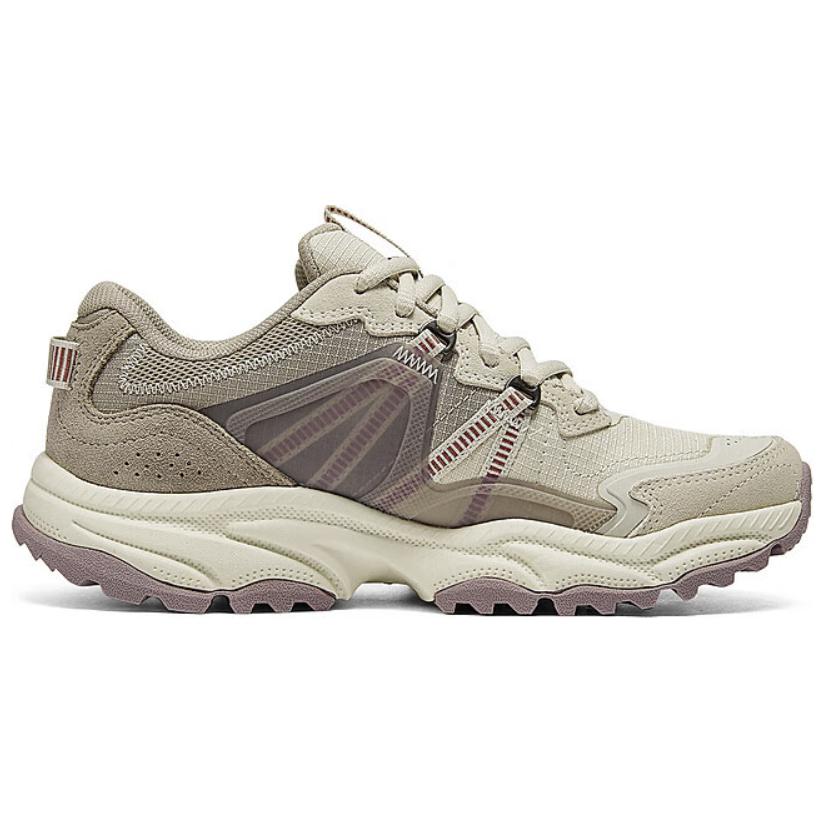 Skechers Outdoor Fashion Trend Low Top Casual Shoes Women Sneaker Gray Brown 180242-NTRD