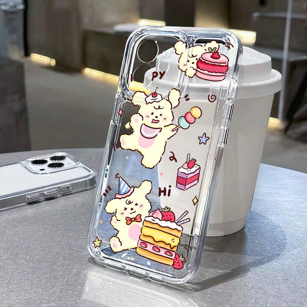 Silicon Bear Case For Samsung A05 A54 5G A55 A35 A34 A53 A52 A24 A23 A22 A15 A14 A13 S24 Ultra S23 Plus S21 S20 FE Fundas Covers