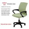 Universal Dustproof Elastic Office Chair Cover with Backrest