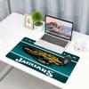 Jacksonville Jaguars Print Mouse Pad, Anti‑Slip Desktop keyboard Mat, for PC Laptop Gaming Working Daily Use, Cool Festival Birthday Gift