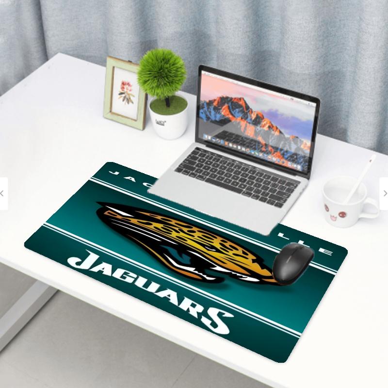 Jacksonville Jaguars Print Mouse Pad, Anti‑Slip Desktop keyboard Mat, for PC Laptop Gaming Working Daily Use, Cool Festival Birthday Gift