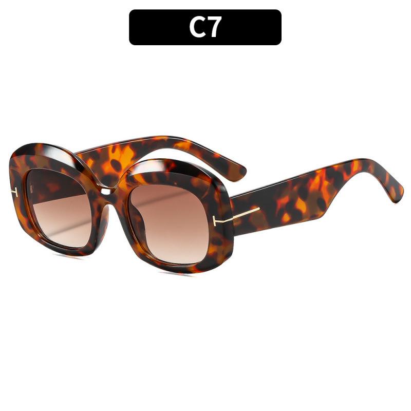 European and American ins wind connection versatile retro large frame street shot sunglasses outdoor sunscreen fashion trend sunglasses