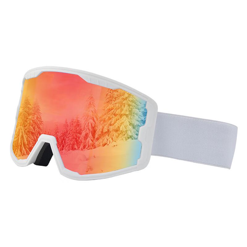 Longchan Double-Layer Anti-Fog Ski Goggles One Size