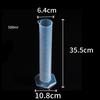 Transparents Graduated Cylinder Plastic Sturdy Measuring Cups Professional Trial Test Liquid Tube for Measurement Usage