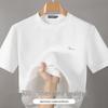 Shanshan Men's 100% Linen Round Neck T-shirt