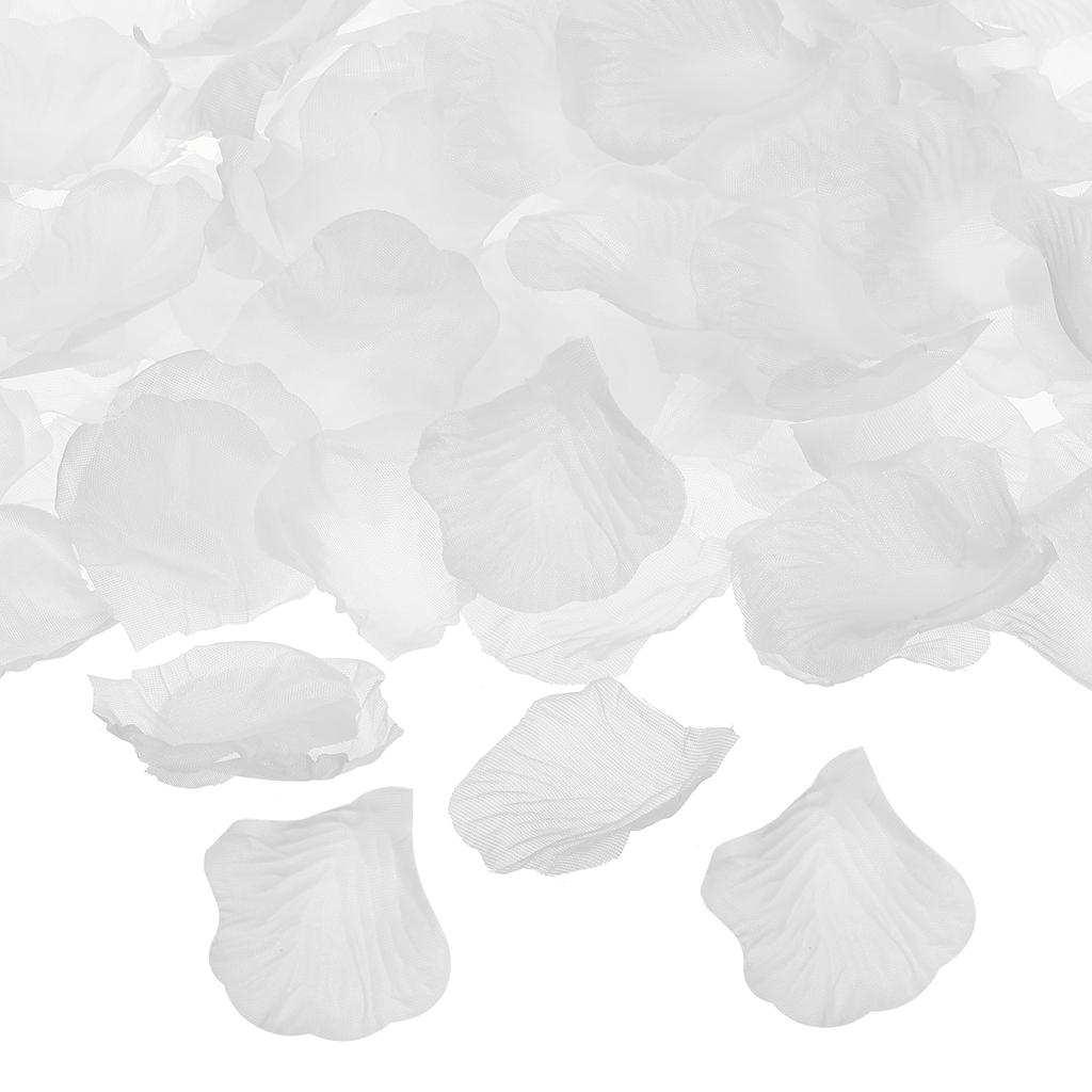 1000Pcs Artificial Rose Petals Fake Flowers Silk Petal Decoration Supplies for Romantic Night Wedding Party Event Decor
