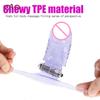 Funny He And She Finger Sleeve Point Massager Sex Toys Dildo Unisex Silicone Vibrator G