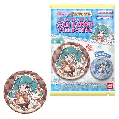 CAN BADGE COLLECTION SNOW MIKU2024 Badge Collection Snow Candy Gum (Can Miku) (14 Pieces) Toy/Chewing (Hatsune Miku/Snow Miku)