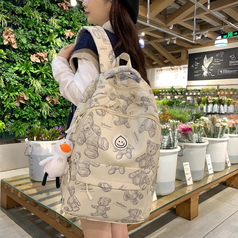 

Граффити рюкзак женский студенческий нишевый дизайн ученицы старшей школы средней школы повседневный рюкзак большой вместимости школьная сумка новый