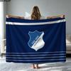 TSG Hoffenheim Print Flannel Blanket High Quality Warm Comfortable Cover for All Seasons Perfect for Gifts Home Decor