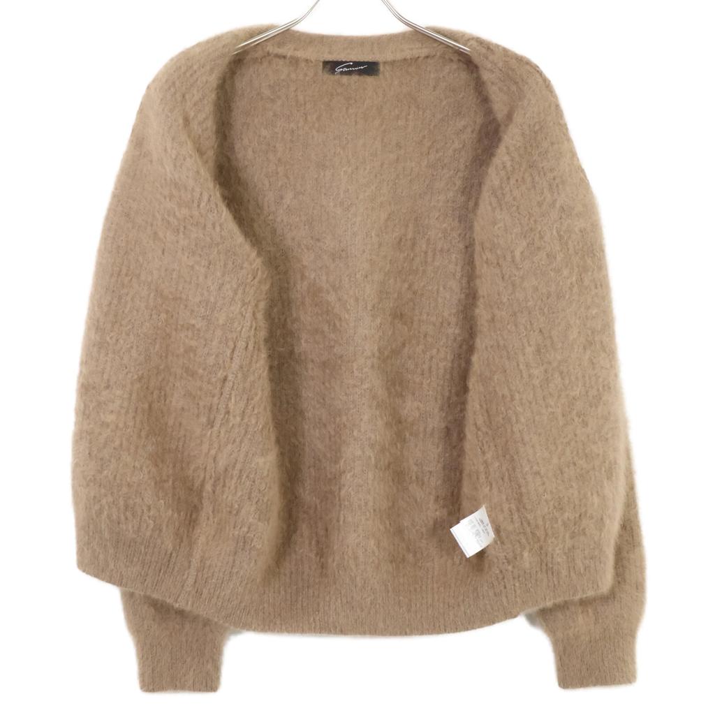 stunning lure 19A111-016 Brown Raccoon Cardigan tops S BrownUsed